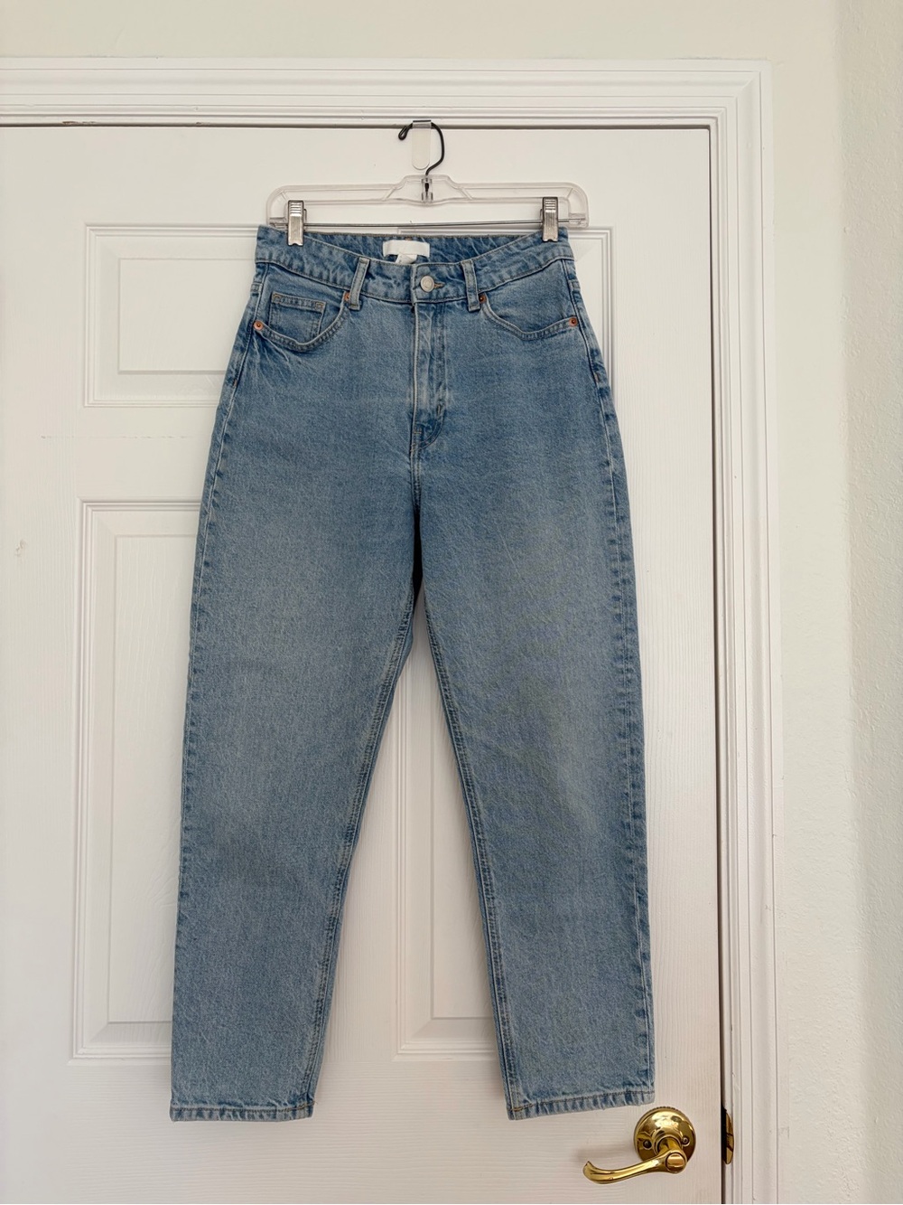 H&M Light Blue High-Rise Jeans